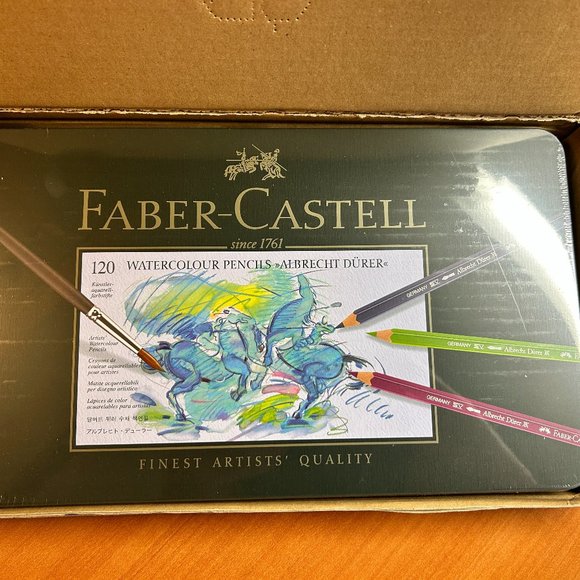 Faber -Castell NWT 120 watercolor pencils - Picture 2 of 5